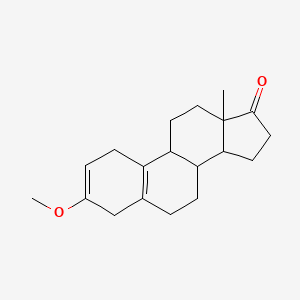 molecular formula C19H26O2 B8296541 3-methoxy-13-methyl-4,6,7,8,9,11,12,14,15,16-decahydro-1H-cyclopenta[a]phenanthren-17-one 
