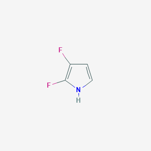 molecular formula C4H3F2N B8296657 Difluoropyrrole 