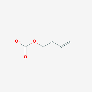 molecular formula C5H7O3- B8296909 Allylmethyl carbonate 