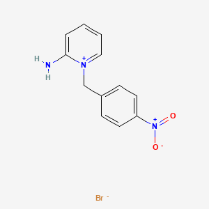 1-(4-Nitro-benzyl)-1H-pyridin-2-ylidene-ammonium bromide