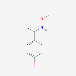 N-[1-(4-Iodo-phenyl)-ethyl]-O-methyl-hydroxylamine