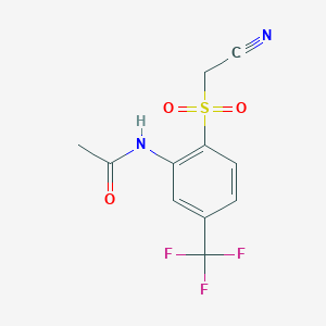 n-(2-Cyanomethylsulfonyl-5-trifluoromethylphenyl)acetamide