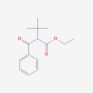 molecular formula C15H20O3 B8297192 Ethyl 2-benzoyl-3,3-dimethylbutanoate CAS No. 75574-69-5