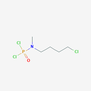 molecular formula C5H11Cl3NOP B8297347 n-Methyl-n-(4-chlorobutyl)phosphoramidic dichloride CAS No. 365432-22-0