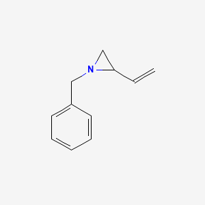 molecular formula C11H13N B8297355 Vinylbenzylaziridine 