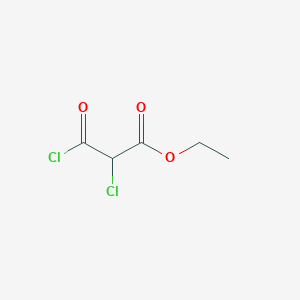 molecular formula C5H6Cl2O3 B8297569 Ethyl 2,3-dichloro-3-oxopropanoate 