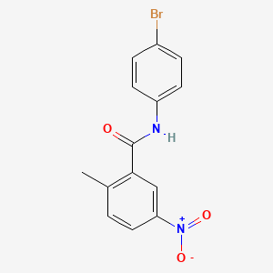 N-(4-bromo-phenyl)-2-methyl-5-nitro-benzamide