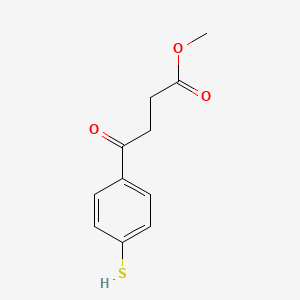 4-Mercapto-gamma-oxobenzenebutanoic acid, methyl ester