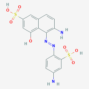 Disodium 6-amino-5-[(4-amino-2-sulphonatophenyl)azo]-4-hydroxynaphthalene-2-sulphonate