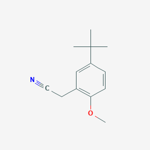 (5-Tert-butyl-2-methoxyphenyl)acetonitrile