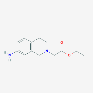 7-Amino-2-(ethoxycarbonylmethyl)-1,2,3,4-tetrahydroisoquinoline
