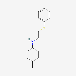 (4-Methyl-cyclohexyl)-(2-phenylsulfanyl-ethyl)-amine