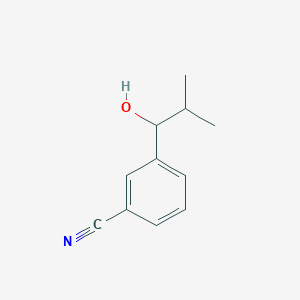 3-(1-Hydroxy-2-methylpropyl)benzonitrile