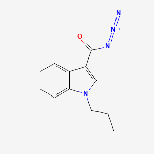 1-Propylindole-3-carbonyl azide