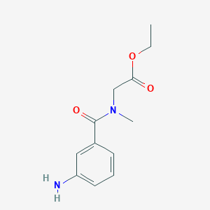 [(3-Amino-benzoyl)-methyl-amino]-acetic acid ethyl ester