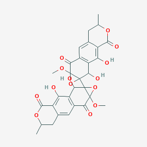 molecular formula C30H26O14 B082986 Floccosin CAS No. 11055-01-9