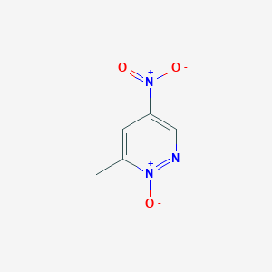 6-Methyl-4-nitro-pyridazine-1-oxide