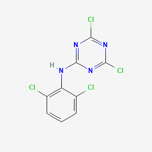 N-(2,6-dichlorophenyl)-4,6-dichloro-1,3,5-triazin-2-amine