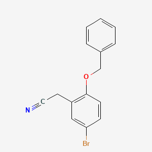 4-Bromo-2-cyanomethylphenyl benzyl ether