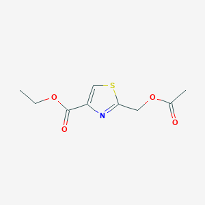 Ethyl 2-[(acetyloxy)methyl]thiazole-4-carboxylate