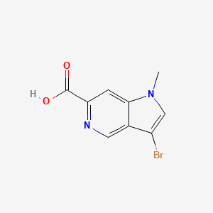 3-bromo-1-methyl-1H-pyrrolo[3,2-c]pyridine-6-carboxylic acid