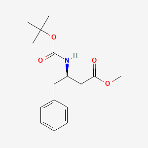 Methyl (R)-3-((tert-butoxycarbonyl)amino)-4-phenylbutanoate