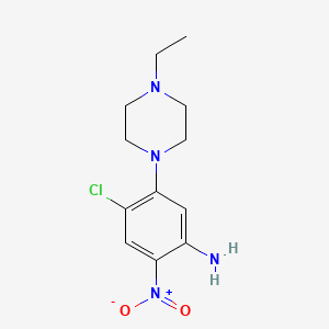 4-Chloro-5-(4-ethylpiperazin-1-yl)-2-nitroaniline