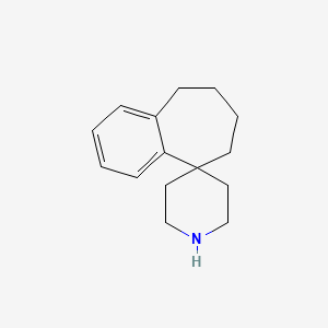 molecular formula C15H21N B8299035 spiro [6,7,8,9-tetrahydro-5H-benzocyclohepten-5,4'-piperidine] 