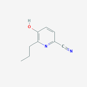 5-Hydroxy-6-propyl picolinonitrile