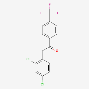 2-(2,4-Dichloro-phenyl)-1-(4-trifluoromethyl-phenyl)ethanone