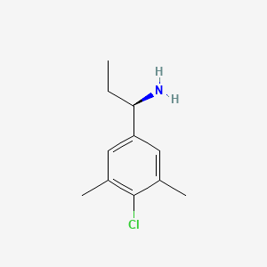 (R)-1-(4-Chloro-3,5-dimethyl-phenyl)-propylamine