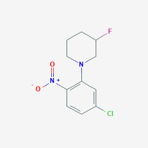 1-(5-Chloro-2-nitro-phenyl)-3-fluoro-piperidine