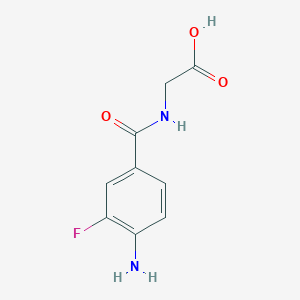 2-(4-Amino-3-fluorobenzamido)acetic acid