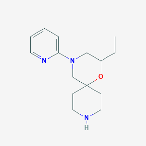 10-Ethyl-8-(2-pyridyl)-11-oxa-3,8-diazaspiro[5.5]undecane