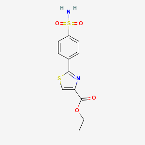 Ethyl 2-(4-aminosulfonylphenyl)thiazole-4-carboxylate