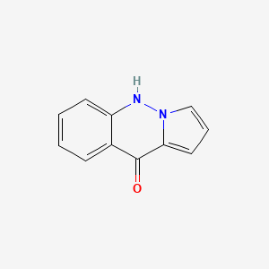 molecular formula C11H8N2O B8299475 5h-Pyrrolo[1,2-b]cinnolin-10-one 