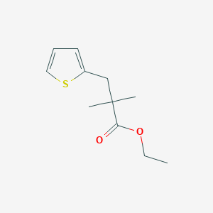 3-Thiophen-2-yl-2,2-dimethylpropionic acid ethyl ester