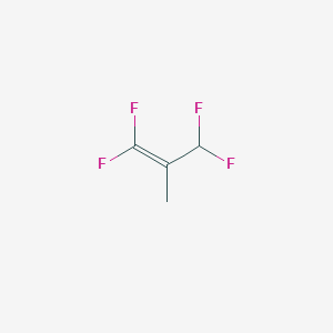 molecular formula C4H4F4 B8299489 1,1,3,3-Tetrafluoro-2-methyl-propene CAS No. 13369-09-0