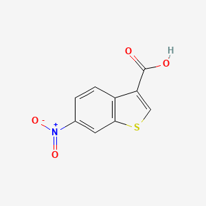 molecular formula C9H5NO4S B8299515 6-Nitro-benzo[b]thiophene-3-carboxylic acid 