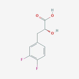 molecular formula C9H8F2O3 B8299527 (2r)-3-(3',4'-Difluorophenyl)-2-hydroxypropionic acid 