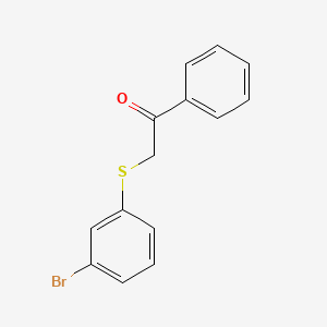 2-(3-Bromo-phenylthio)-1-phenyl-ethanone