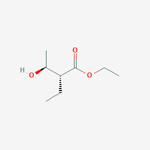 molecular formula C8H16O3 B8299611 ethyl (2R,3S)-2-ethyl-3-hydroxybutyrate 