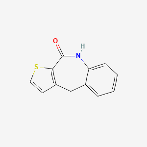 molecular formula C12H9NOS B8299673 9,10-Dihydro-4H-thieno[2,3-c][1]benzazepin-10-one 