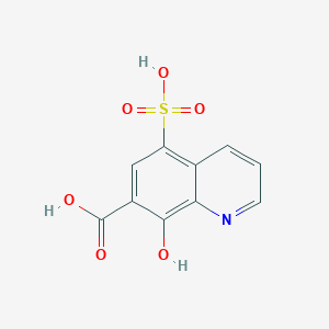 molecular formula C10H7NO6S B8299682 8-Hydroxy-5-sulfoquinoline-7-carboxylic acid 