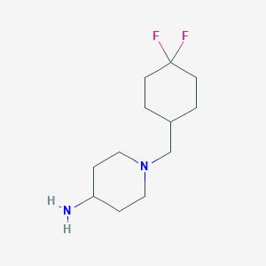 1-[(4,4-Difluorocyclohexyl)methyl]piperidin-4-amine
