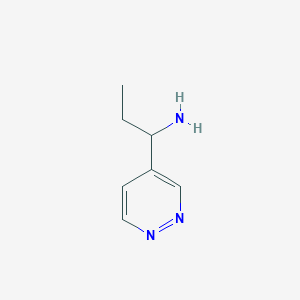 1-(Pyridazin-4-yl)propan-1-amine