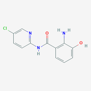 2-amino-N-(5-chloro-2-pyridinyl)-3-hydroxybenzamide