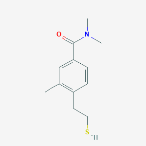 4-(2-mercapto-ethyl)-3,N,N-trimethyl-benzamide
