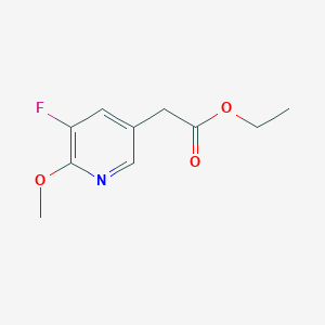 Ethyl(5-fluoro-6-methoxypyridin-3-yl)acetate