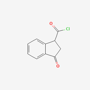 3-Oxoindan-1-carbonyl chloride